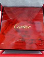 Cartier Red Wooden Replacement Watch Boxes Brown Inner